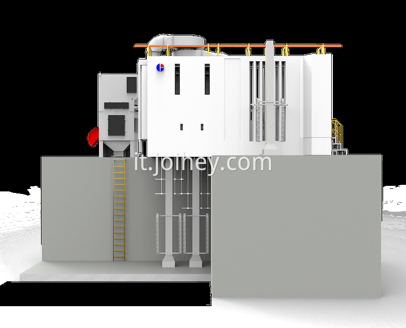 Cabina di rivestimento in polvere pipa 1 Pipe Powder Coating Booth 1